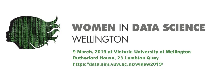 WiDSNewZealand's tweet photo. This is the official Twitter account for WIDS Wellington (https://t.co/n5oLruy9Wy). Get more details and register for the free 9 March conference @VicUniWgtn now: https://t.co/6r5KAjZ36u, and use #WIDSWellington to tweet about the conference. https://t.co/TtrdQGxACg