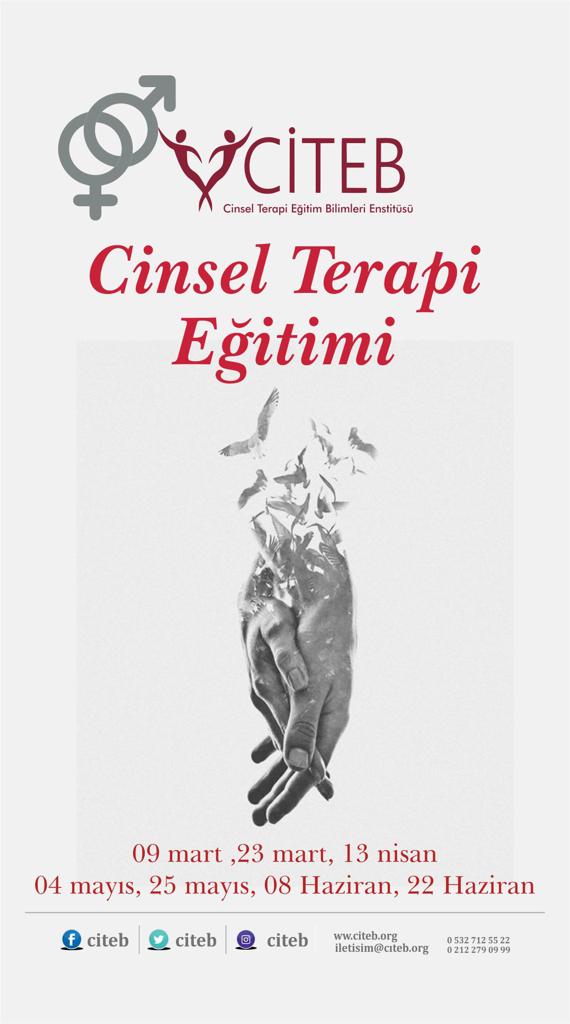 Citeb's tweet photo. Mart ayında başlayacak olan Cinsel Terapi Eğitimi için bizimle iletişime geçebilirsiniz. 05327125522 https://t.co/sb5TM22YQd
