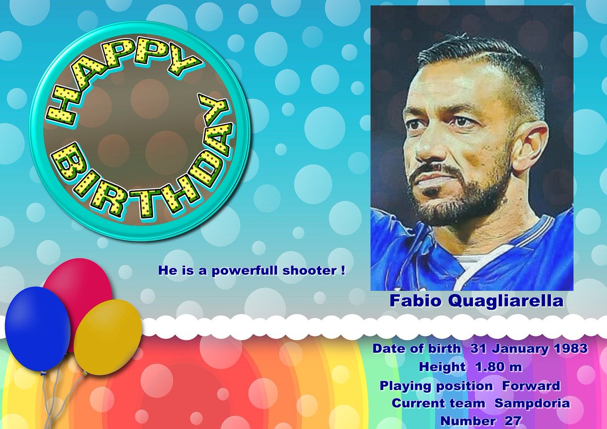 fppfootballpla1's tweet image. HAPPY BIRTHDAY  !
#muitosanos #instadays #instaevents #famousbirthdays #fabioquagliarella27 #fabioquagliarella
#quagliarella #sampdoria #forzadoria #forzasamp #unionecalciosampdoria #forzasampdoria #calciomania
#torinofc1906 #fiorentinafc #ascolicalcio #udinesecalcio