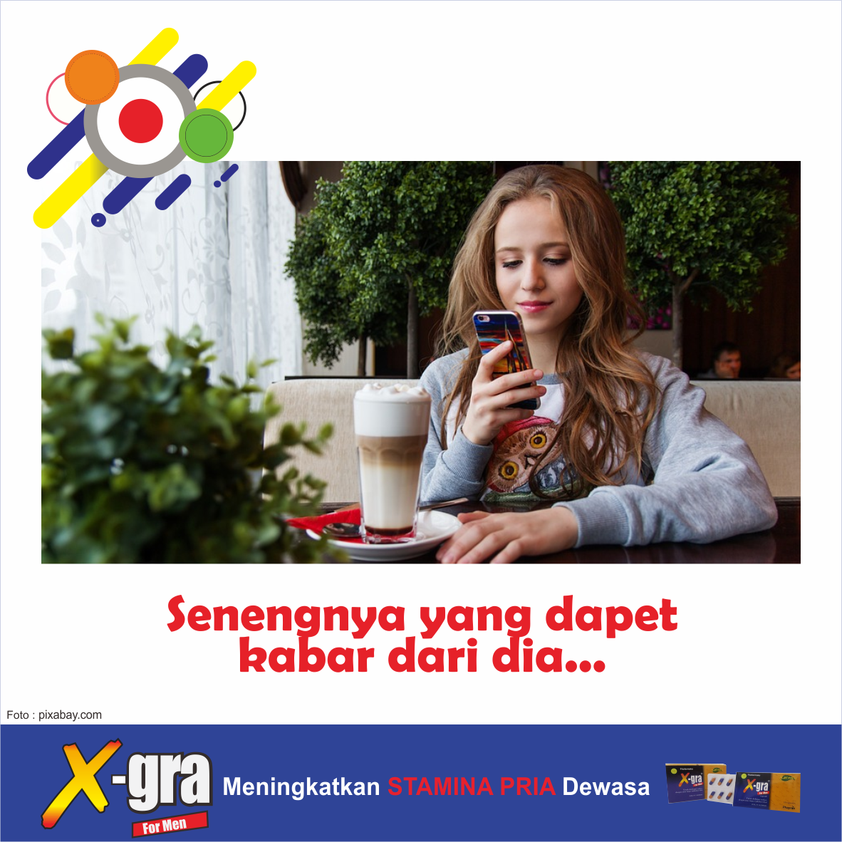 Xgra_Formen's tweet photo. Kamu dah dapet kabar dari dia…?
Udah ga usah sensi gitu, mungkin HP dia lagi habis baterai. 

#xgra #formen https://t.co/ugu64fhRmo