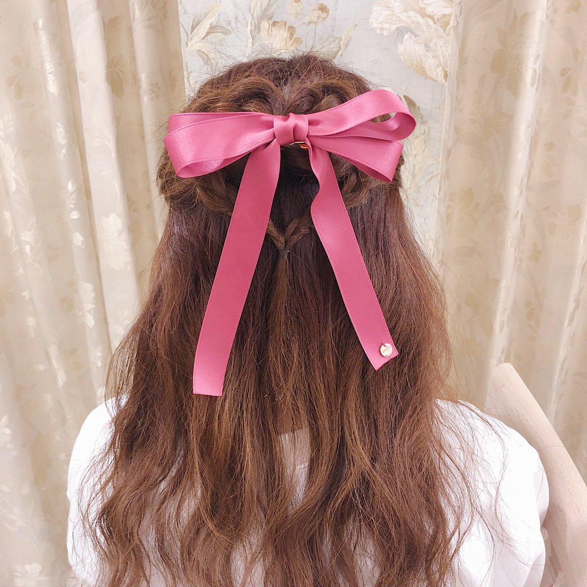 Evelyn On Twitter Evelyn 天神コア リボンバレッタをヘアアレンジ
