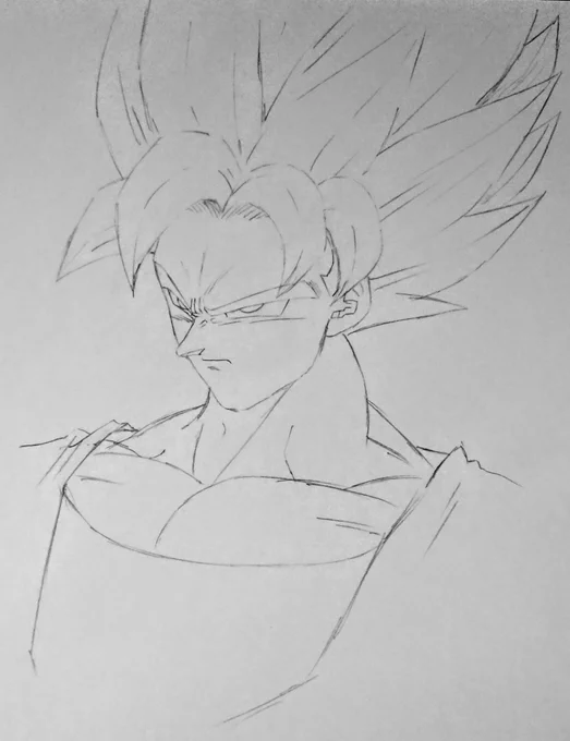 最近悟空ばかり描いてますね...😅 