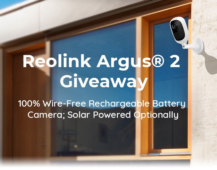 ReolinkTech's tweet image. 💥GIVEAWAY TIME 💥
- FREE #ReolinkArgus2 × 10!!!
- FREE International Shipping!!
Enter now for a chance to be one of TEN lucky winners: buff.ly/2Ufukr6
♥Like & RT appreciated!