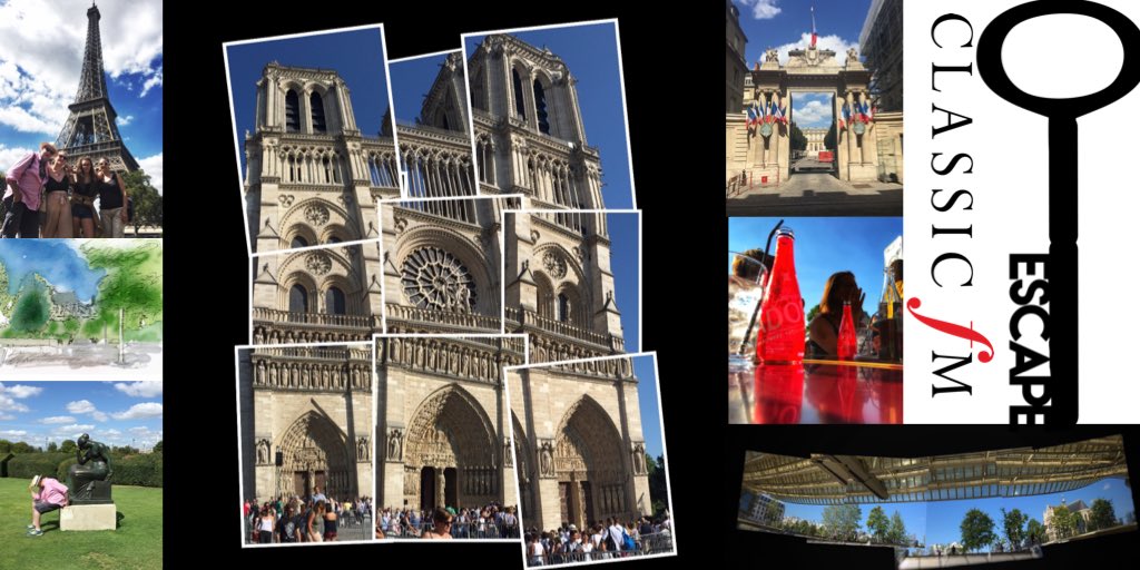 TimLihoreau's tweet photo. A little musical #EscapeKey on the way.
Today, it’s Paris.
[pic = couple of snaps from 2018 Paris hols]

@ClassicFM Breakfast https://t.co/ERvHjfVPbc