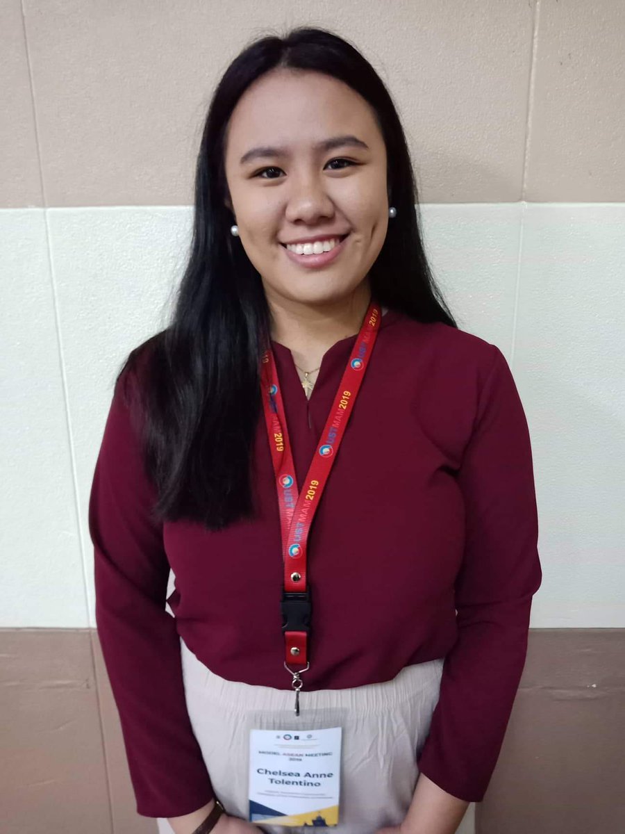 USTModelASEAN's tweet photo. Presenting: Chelsea Tolentino from UST AB Asian Studies representing the Federation of Malaysia in Economic Community. #USTMAM2019 #USTONEWITHASEAN https://t.co/wDMhnU4SHE