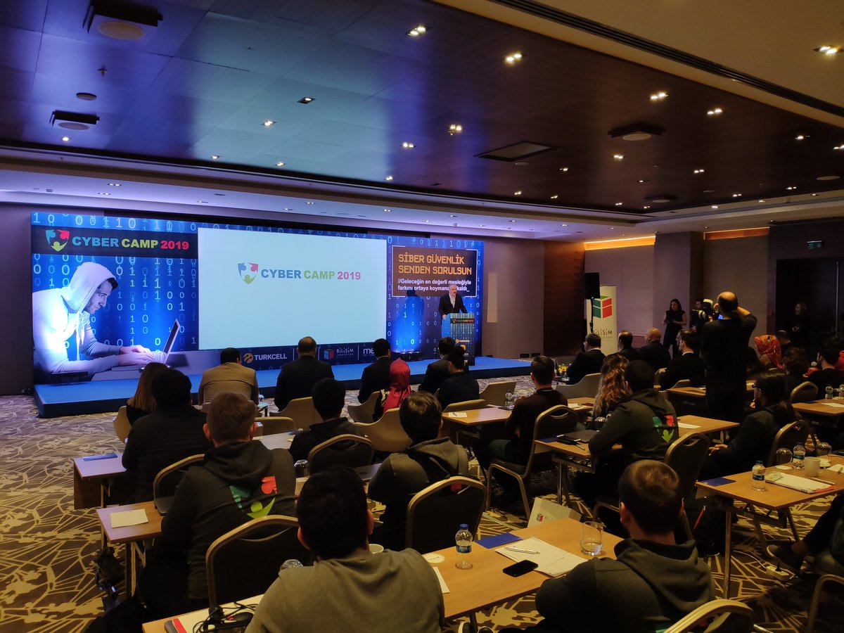 Turkcell, Bilişim İnovasyon Derneği ve Mental HR katkılarıyla düzenlenen CyberCamp2019'un kapanış töreni ediyor. #cybercamp2019 <a href="/TCSanayi/">Sanayi ve Teknoloji Bakanlığı</a> <a href="/Turkcell/">TURKCELL</a> <a href="/b_inovasyon/">Bilişim İnovasyon</a> <a href="/mentalhr/">Mental Global Consulting</a>
