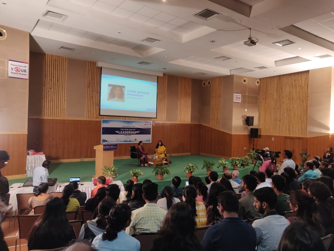 inktalks's tweet photo. Snapshots from yesterday's INK Salon where a packed house listened into and shared thoughts on 'The New Age of Leadership', along with INK CEO @lakshmipratury, bestselling author @cdivakaruni and investor @rmantha2.
#INK #event #INKSalon #leadership https://t.co/myM2CtcTYJ