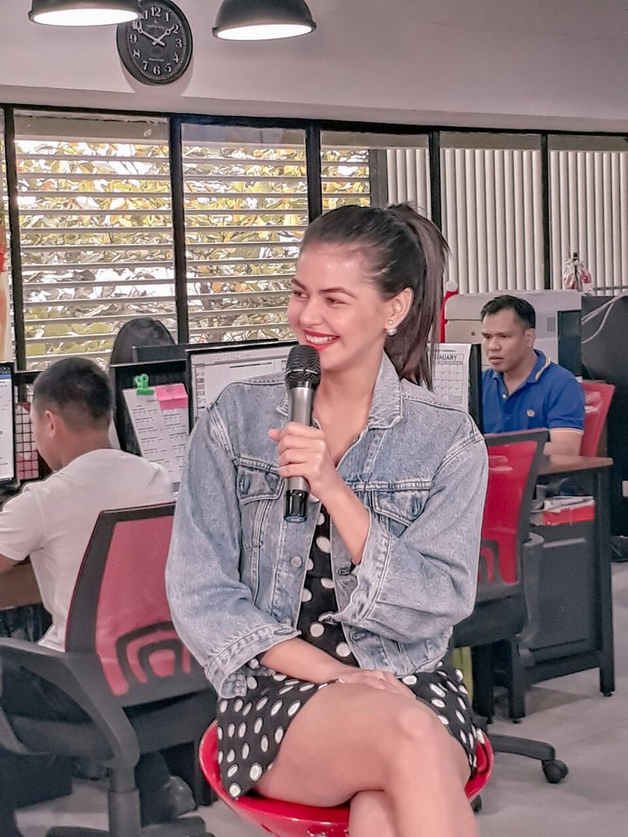 Earlier today <a href="/janinegutierrez/">Janine Gutierrez</a> at Abante News Online #Elise in cinemas February 6 nationwide. Directed by Joel Ferrer DGPI