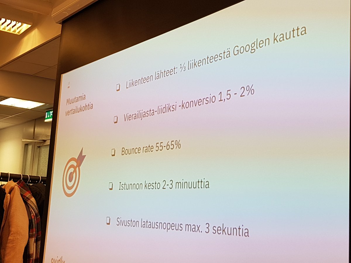 Pieni tarkistuslista verkkosivujenne kuntoon. @AvidlyFI <a href="/TuomasMarjava/">N.N.</a> #tomorrowbound