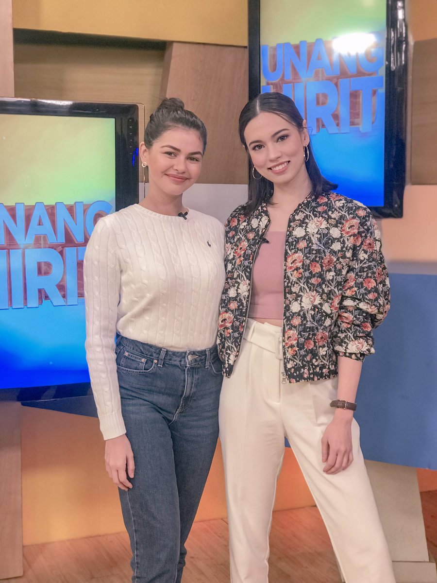 Woke up with these twoooo char! Earlier at <a href="/UnangHirit/">Unang Hirit</a> for #EliseMovie in cinemas nationwide