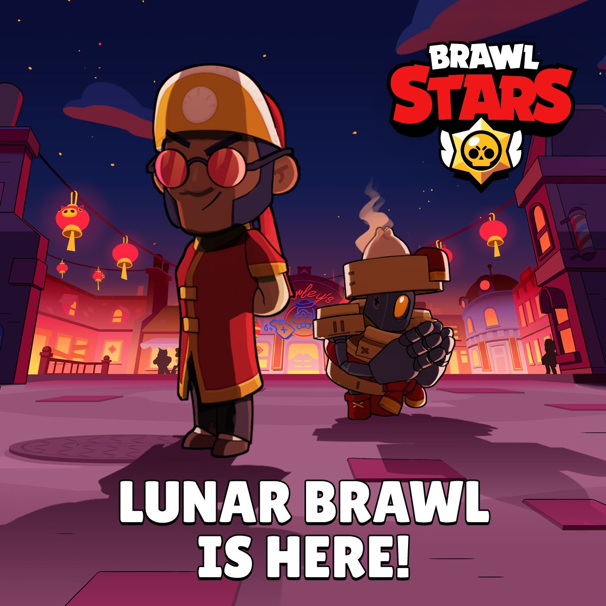 Brawl Stars On Twitter The Lunar Brawl Event Is Here Grab Your Dumpling Darryl Lion Dance Brock And Royal Agent Colt Skin Now Before They Re Gone Https T Co Vd10radw5k - darryl dibujos brawl stars