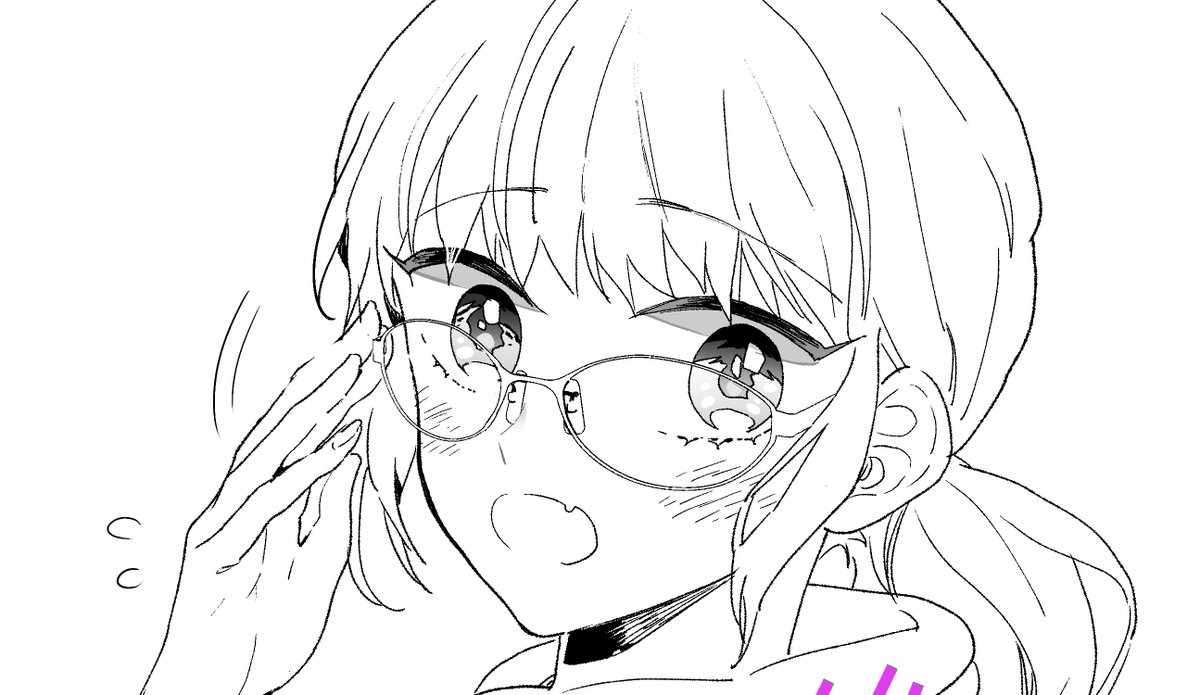 くりっとした形で一重まぶたの女の子描いてます 切れ長の一重も大好きなので女の子でいつか描きたい… 