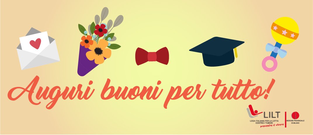 Fai correre in rete i tuoi auguri e sostieni la LILT. C’è una cartolina elettronica per ogni occasione. Scegli la tua e personalizzala con il messaggio che vuoi condividere!  Per saperne di più visita il nostro sito  --> bit.ly/2UizOBW 
#liltmilano