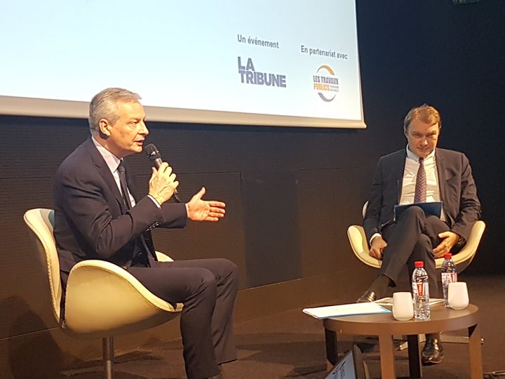 FNTP_info's tweet photo. #MatinalesTP @BrunoLeMaire :
"Sur le #GNR il n'est pas question de revenir dessus. On doit vous proposer des solutions alternatives pour ne pas abandonner notre souveraineté au cours du pétrole. On ne fera rien sans vous !" https://t.co/42P7XrEVqc