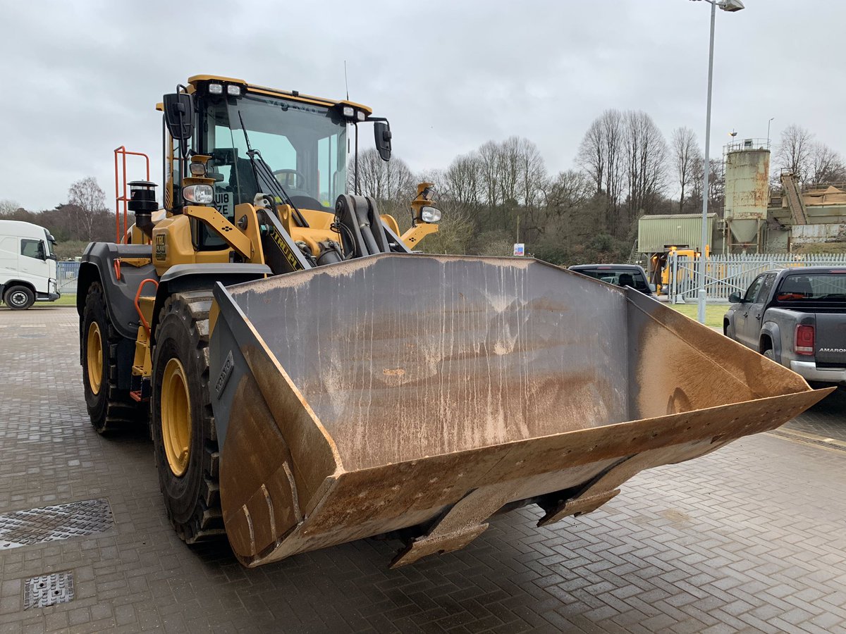 Tru Plant have a 2018 L120H shovel for sale, 640 hours,360 degree cameras,autolube,hyd quick hitch,weigher, serviced by VOLVO from new contact guy@tru7.com