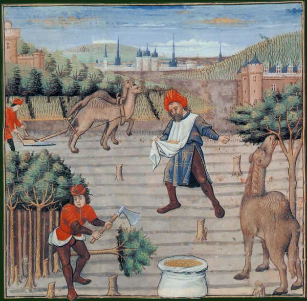 « Aux arbres, citoyens : » chantait-on lors des marches pour le  #Climat. Contrairement à ce qu'on pense trop souvent, la « prise de conscience environnementale » n'est pas le propre de notre époque. Petit thread par le Moyen Âge !   #histoire  #medievaltwitter