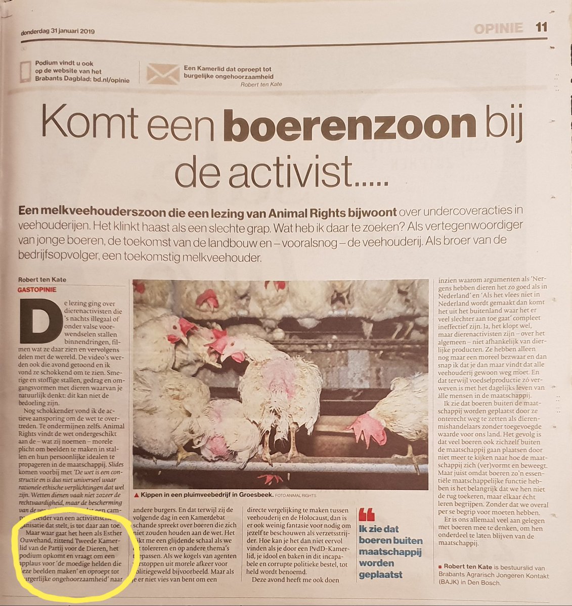 huubfransen's tweet image. Schokkend!!! Democratisch gekozen Kamerlid roept op tot crimineel gedrag. Leggen die lui geen (bindende) eed af, of zo?