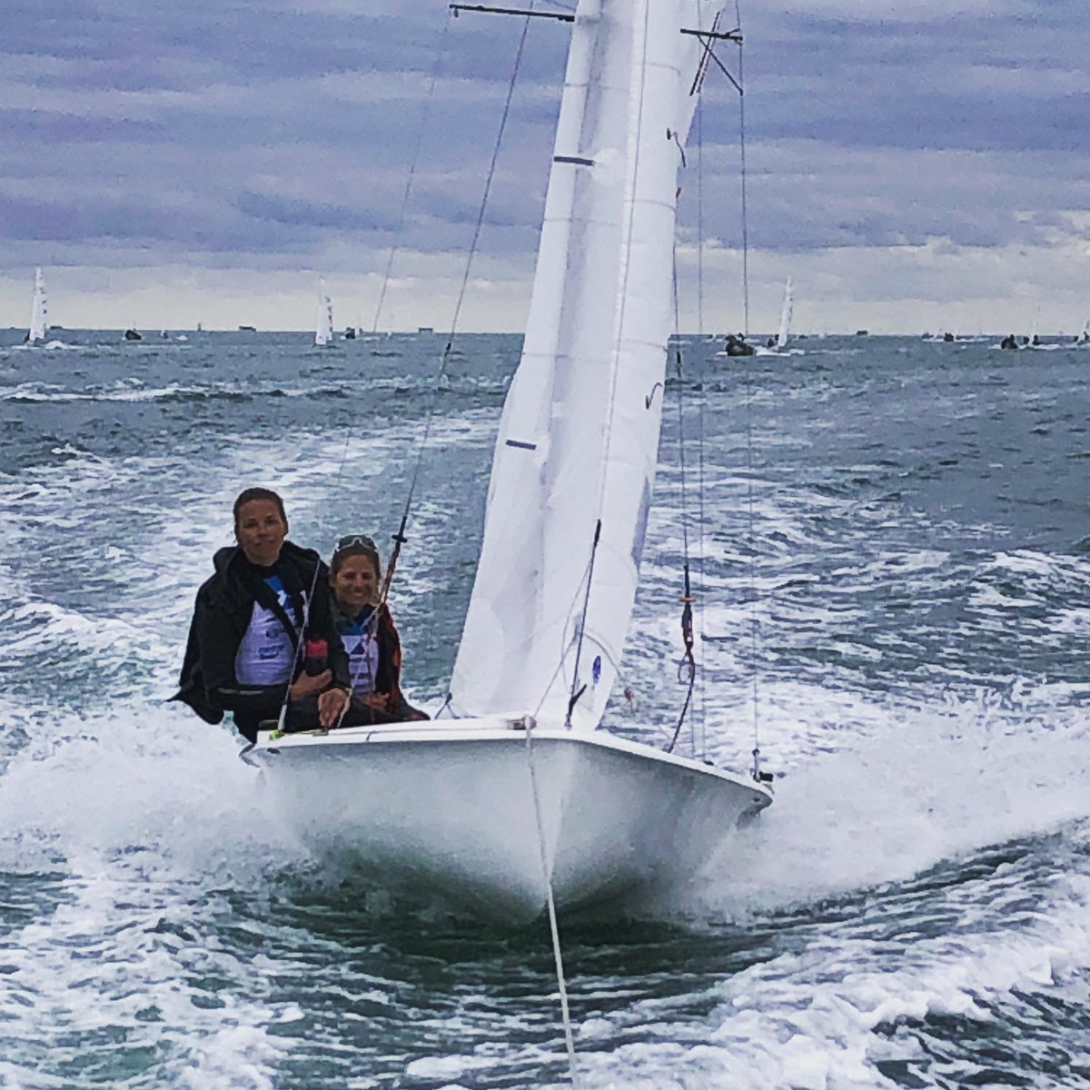 LobkeBerkhout's tweet photo. A nice summary of our day yesterday..🙈 #towout #towin #nowind #tooshifty @worldsailingofficial @afroditezegers https://t.co/0LQRDYxOA1