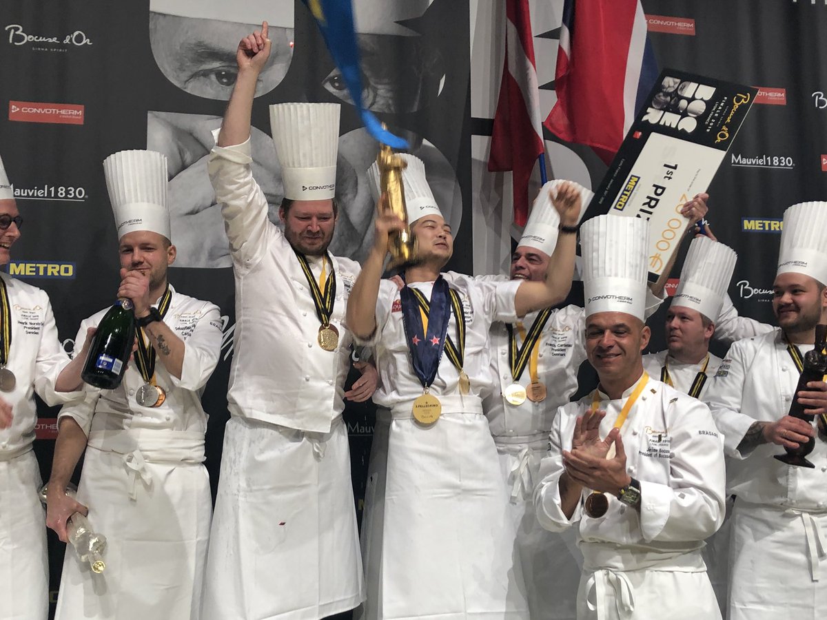 Congratulations to Team Denmark who win the <a href="/Bocusedor/">Bocuse d'Or Official</a> 2019 'culinary Olympics' in Lyon. euronews.com/2019/01/30/den…