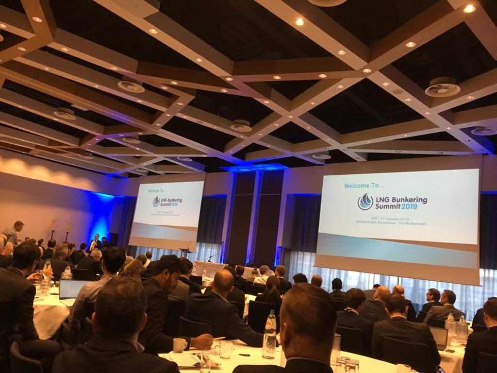 Cécile Grégoire David, Business Development <a href="/DunkerqueLNG/">Dunkerque LNG</a>, speaker at the LNG Bunkering Summit 2019 to give an overview of the #LNG bunkering services in development in the port of #Dunkirk ! #LNG19 <a href="/DunkerquePort/">DunkerquePort</a> <a href="/FluxysGroup/">Fluxys</a>