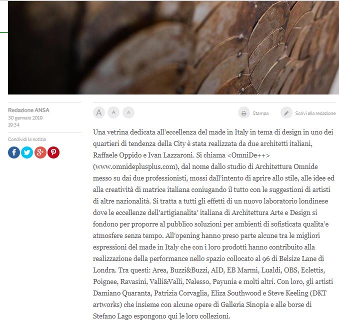pattygioielli's tweet photo. Le eccellenze italiane e @pattygioielli per @OmniDe_news #OmniDe++ sull'@Agenzia_Ansa 

#Omnide_news #london #belsizevillage #jewellery #happiness #contemporaryart

https://t.co/MknlkMHp6P https://t.co/VgS5BlB1TE