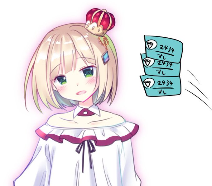 これは収益化記念ありがとう枠でアキくんとアキネコがてぇてぇすぎて泣きながらスパチャしたときの絵です🍣 #アキくんちゃんアート 