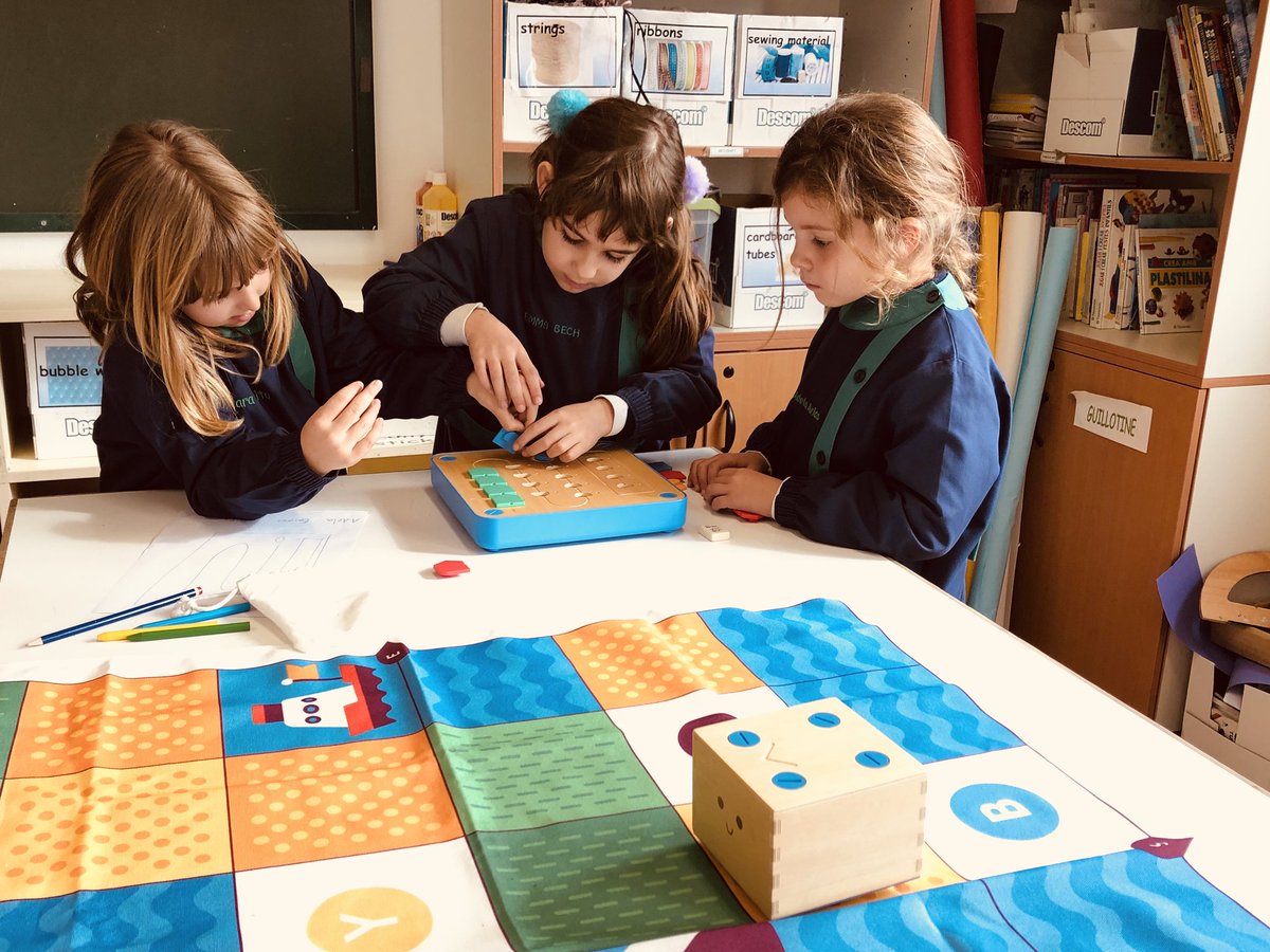 SGeorgesSchool's tweet image. Cubetto the wooden robot has been coding its way through adventures with Primary 1 this week. #handsoncoding #cubetto #codingforkids