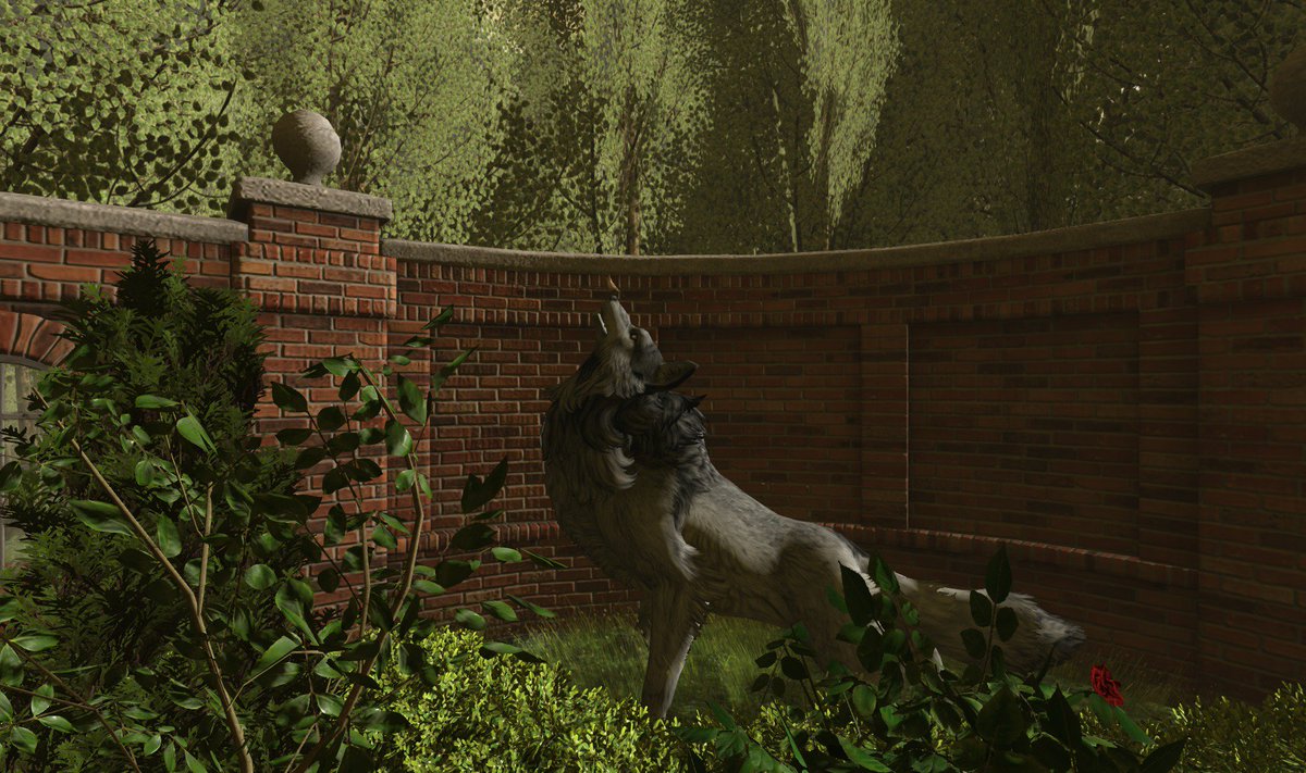MinF_sl's tweet photo. Our new walled garden in the woods is finally coming together.
#SecondLife #SLHome https://t.co/xGSXhZ5Goa