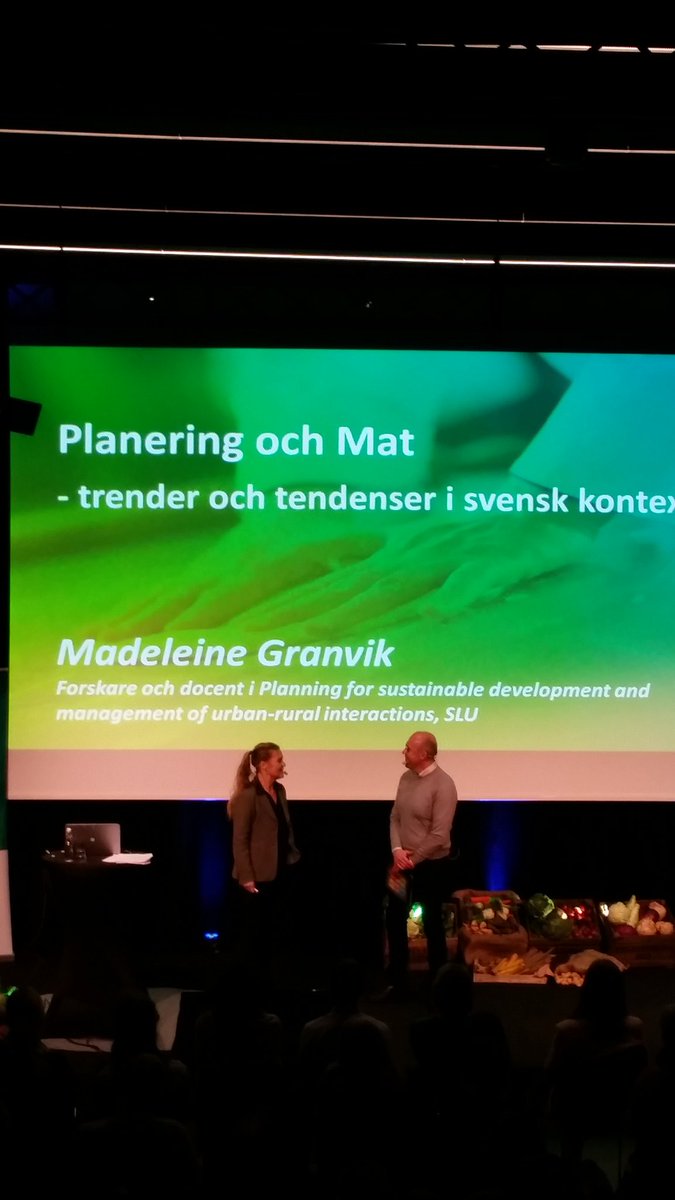 matlanet's tweet photo. Idag är vi i Södertälje på konferens om matens plats i samhällsplaneringen. Ser fram emot en intressant dag! #matlust #foodplanning https://t.co/rPDOIfBScj