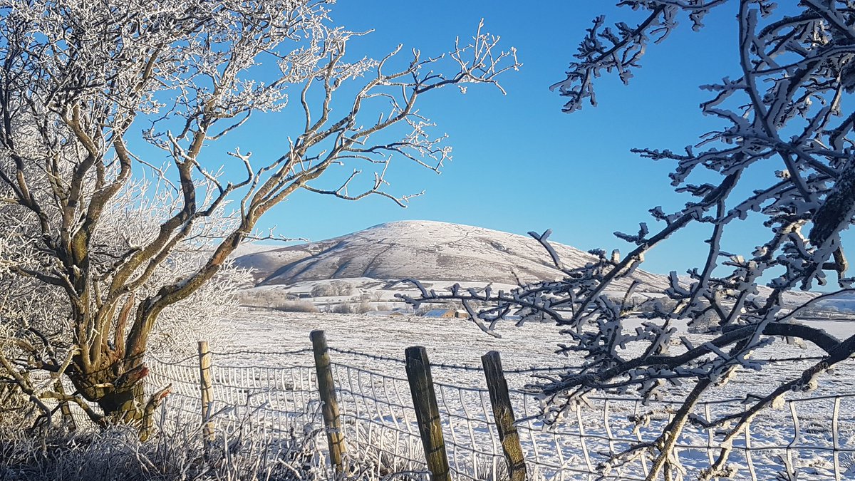 forestofbowland's tweet photo. The fog lifts to reveal a winter wonderand in Bowland this morning... #luckytoworkhere #Winterwatch https://t.co/bxCogt1oOq