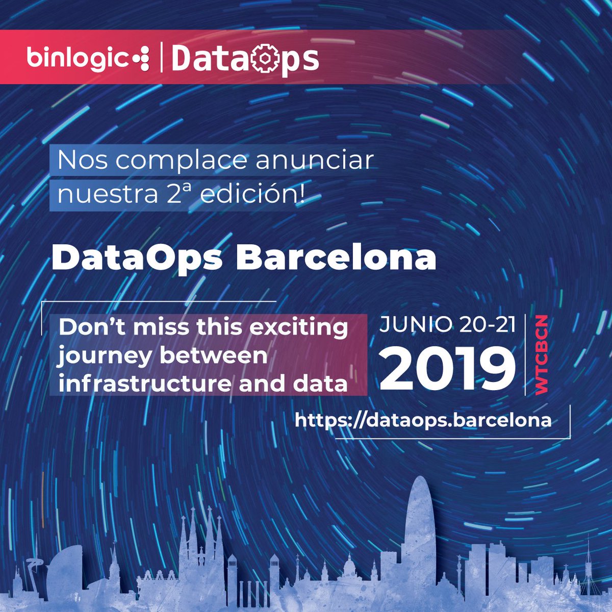 binlogic's tweet image. #DataOpsBarcelona 2019 regresa una vez más!
No te pierdas esta nueva edición y consigue ya tus entradas!
👉dataops.barcelona/conf2019/buy-t…
#MySQLSupport #BigData #datascience #AI #innovation