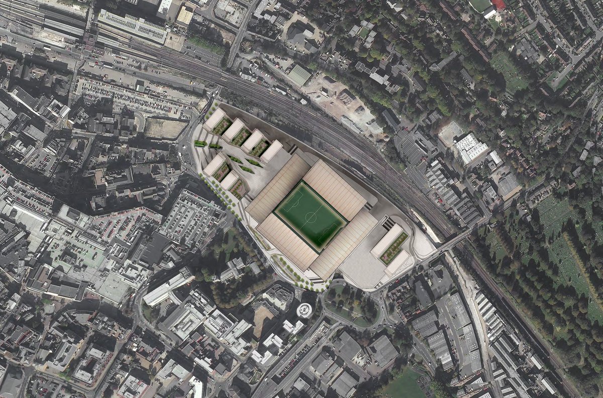 lesliejonesarch's tweet photo. Pleased to see proposals for @LutonTown new stadium featuring new homes, retail & leisure win planning permission by @lutoncouncil. Masterplan design was recognised as a standout scheme and received commendation at the #ARFutureproject 2017 Awards @londonatMipim @AndArchitectsUK https://t.co/iIi59jxNsf