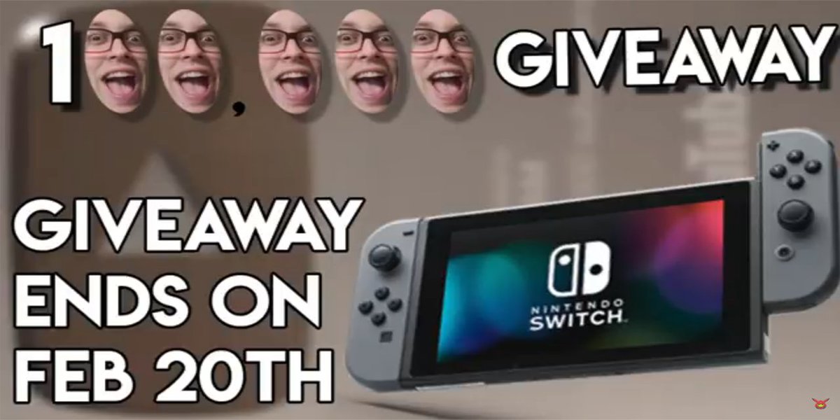 gleam.io/competitions/L…

FOR 100K I AM GIVING AWAY A NINTENDO SWITCH! 

Follow the Gleam link and enterr for your chance to win a *BRAND NEW NINTENDO SWITCH*

Thank you everyone for your support, I'll continue to be even better with all of your help.