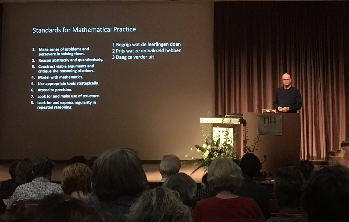 Inspirerende lezing van Maarten Dolk over ‘wiskunde doen’ #panama37 <a href="/PanamaPraat/">PanamaPraat</a>