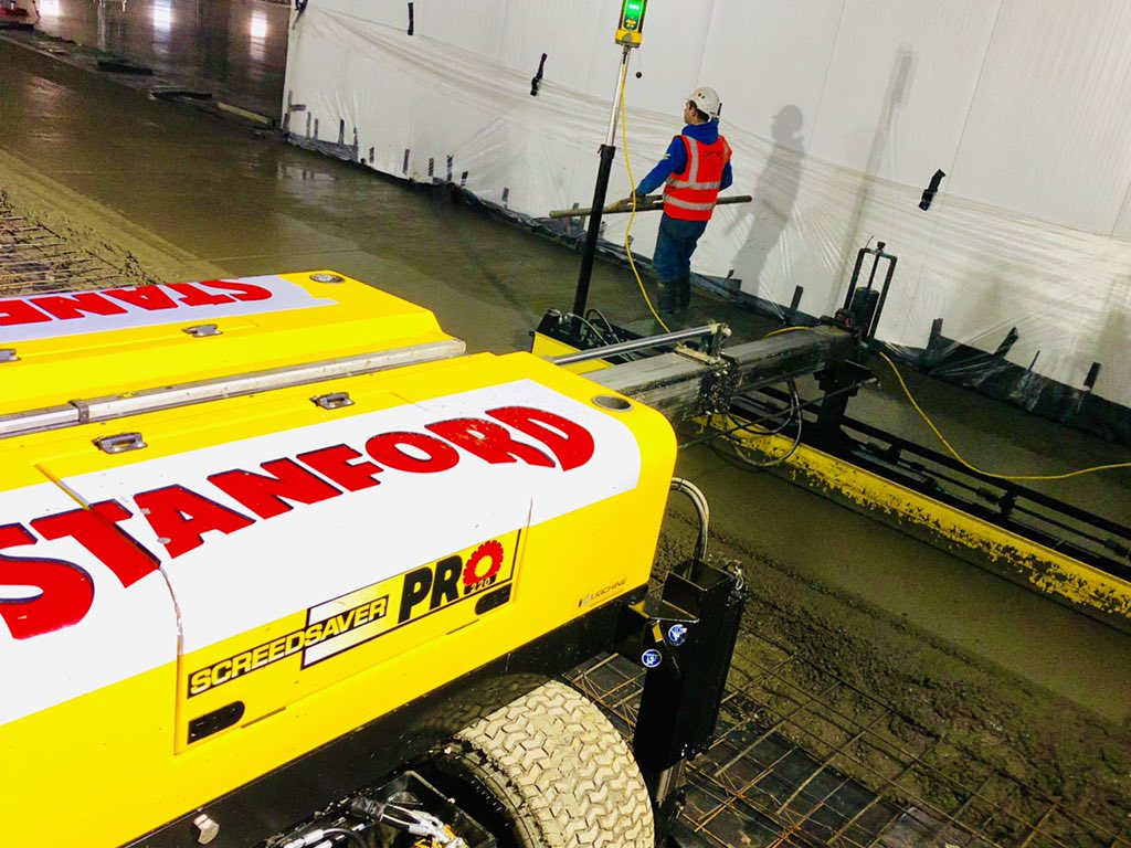 SICFL's tweet image. Stunning morning shots from @LidlUK Scotland. Double mesh jointless floor slabs with some help from @LigchineEurope and @shieldjoint