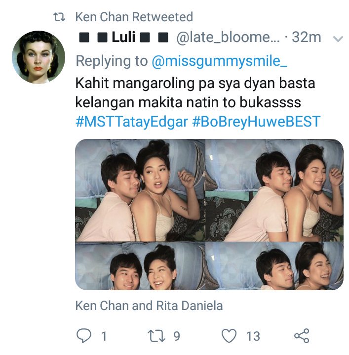grumpy_tita's tweet photo. Shita may pagRT nga 😭😭😭 #MSTTatayEdgar https://t.co/uHf0ZW0Kwj
