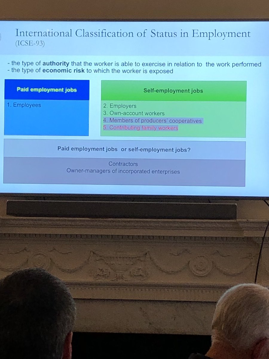 barryjflack's tweet image. International classification of status in employment #definingwork