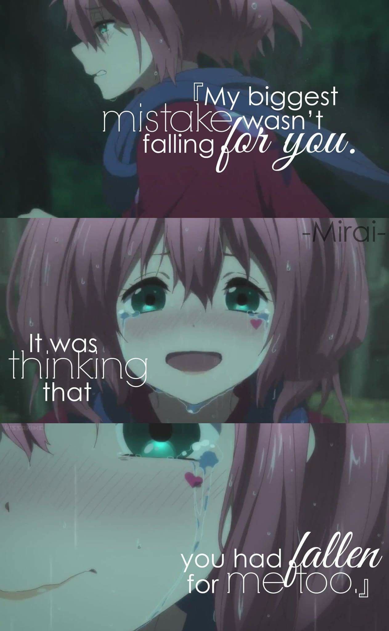 SadLove anime quotes