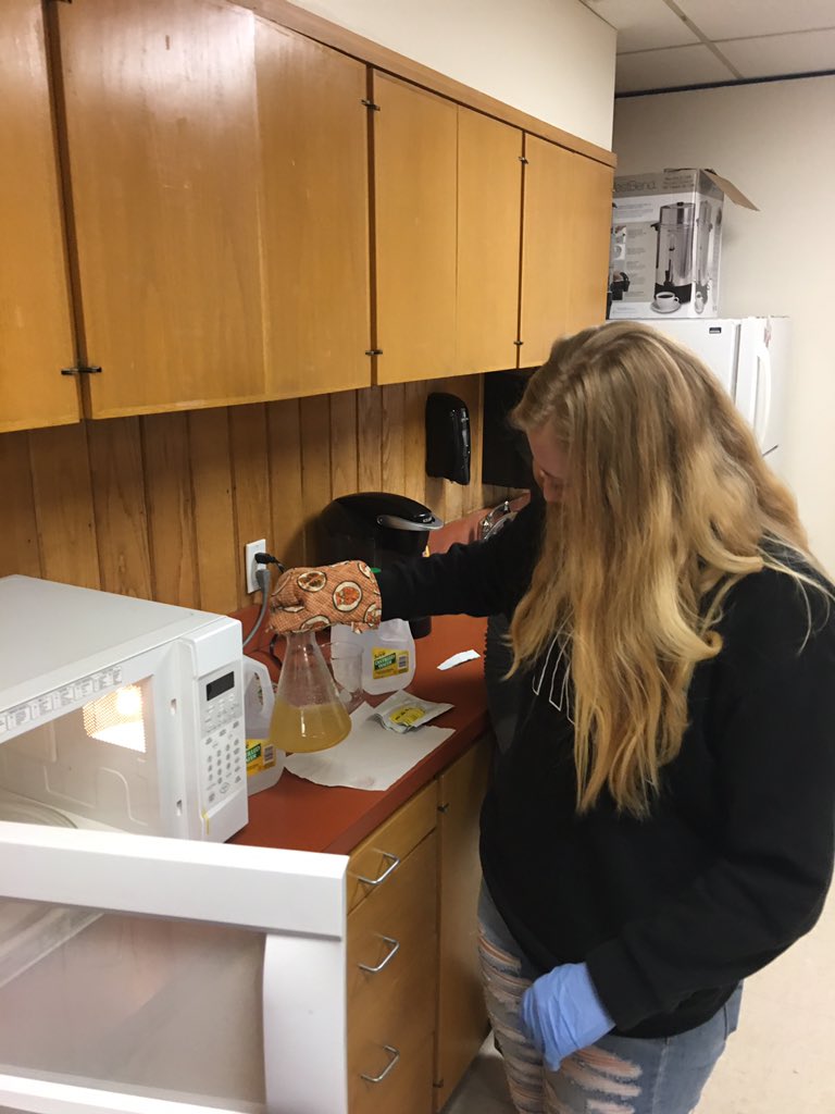 science_007's tweet photo. Learning how to make agar, pour plates, and grow (non-pathogenic) E. coli. #pGLOlabprep #APBiology @CoachSheilaEddy @PaulaHarp10 @ps_clinton @chel_kauk @ChadOPugh @D_Up_D_Up https://t.co/ztqY0bhlvD