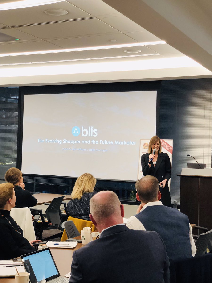 BrandInnovators's tweet photo. Live @ #BISummit @BlisGlobal's @JamieSchlef is dropping knowledge on the undeniable power of location #data📍#SBLIII https://t.co/TYyWoGNpzp