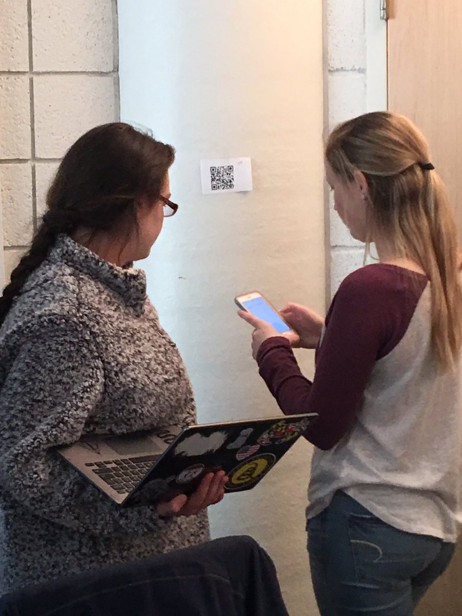 LisaTwissEdD's tweet image. Day 2 of class means #qrcode syllabus hunt. So much more engaging than reading through due dates and rules! #studentengagement #TowsonISTC