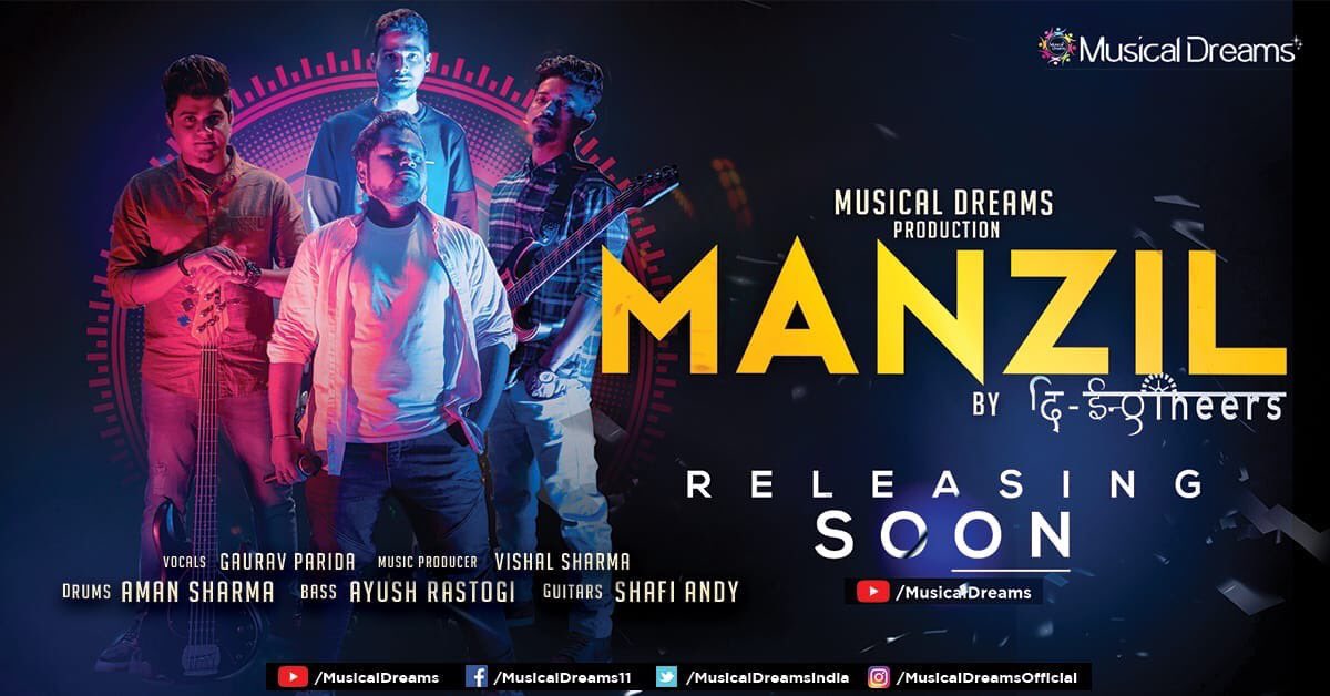 We are the band The Engineers have released two tracks from our Debut Album DAASTAN which is streaming on all major platforms. <a href="/MusicalDreams11/">Musical Dreams</a> will soon be launching a video of our original composition MANZIL on Youtube soon. 
Stay tuned 🤘🏻