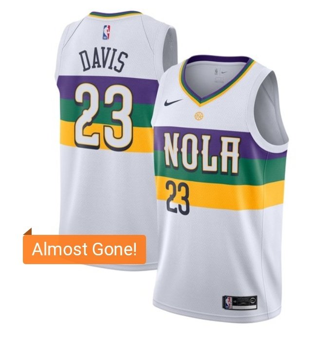 PelicanDebrief's tweet photo. Wow, way to rub it in, Pelicans Team Store. https://t.co/khkIMExud4