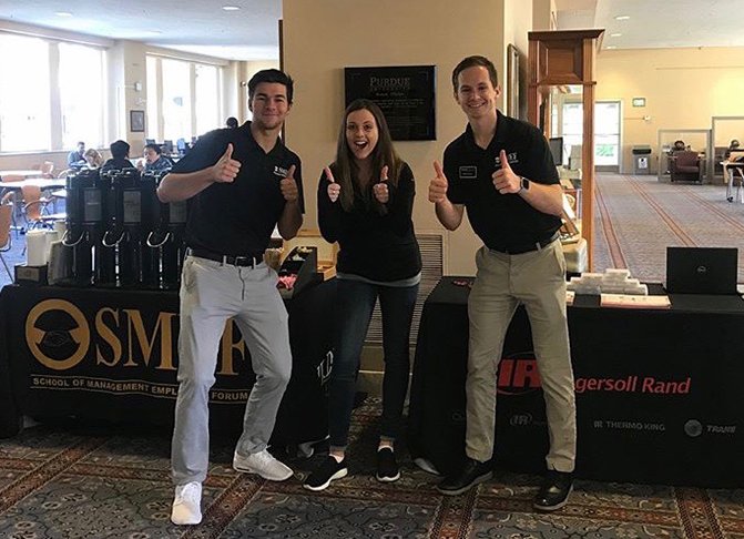 What does it take to put on today's career fair? Sophomore Caleigh Tiley interviews <a href="/KrannertSMEF/">KrannertSMEF</a> member Nate Surges in the latest undergraduate life blog. bit.ly/2D0M1DQ