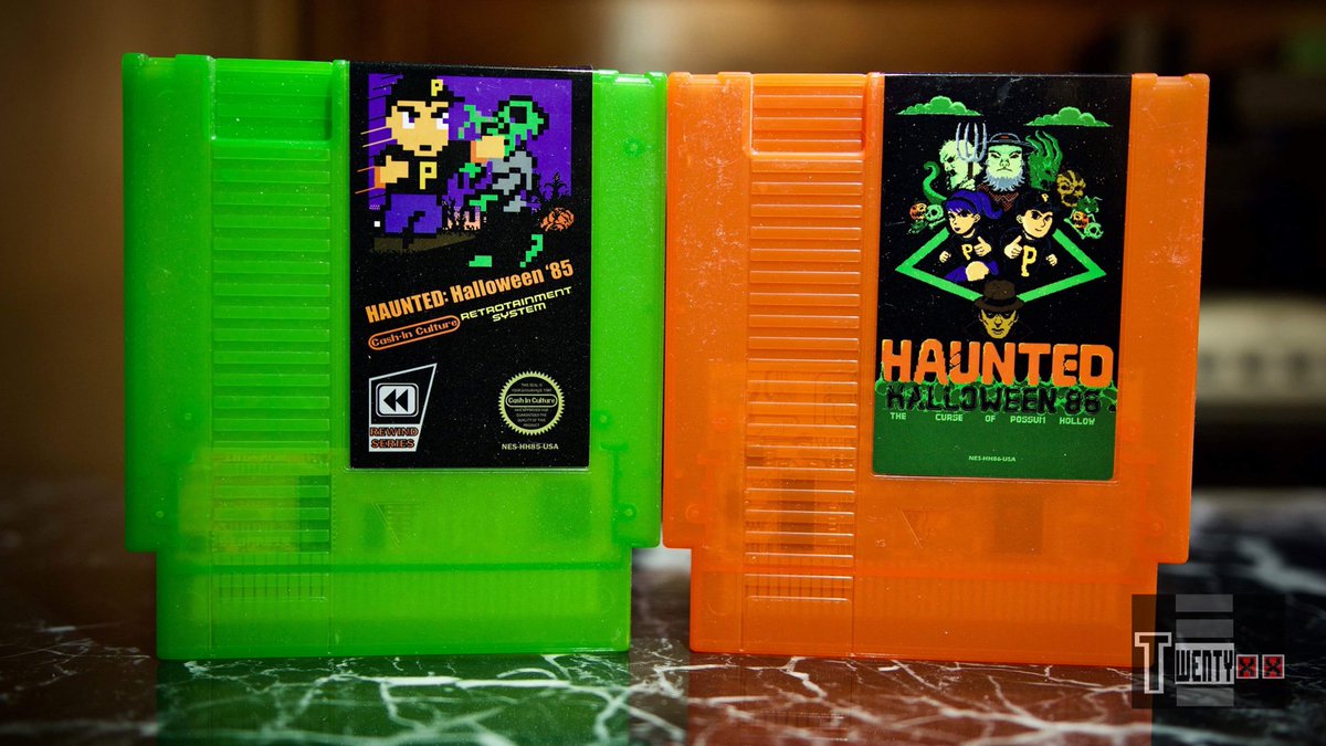 What’s your favorite homebrew game? These two games are great! @RetrotainmentHQ 

#hauntedhalloween #nes #homebrew