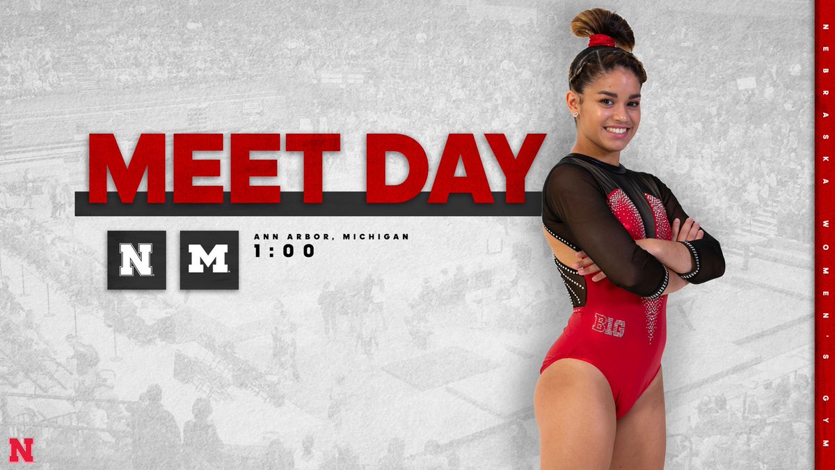 HuskerWGym's tweet photo. Hey #Huskers it's MEET DAY‼️

📍Ann Arbor, Michigan
🕐 1:00 PM CT
📈 https://t.co/xl32FGf0O5
📺 https://t.co/6ahsIxcjdN

#GBR #BOE👑 https://t.co/1LoGSUqhGO
