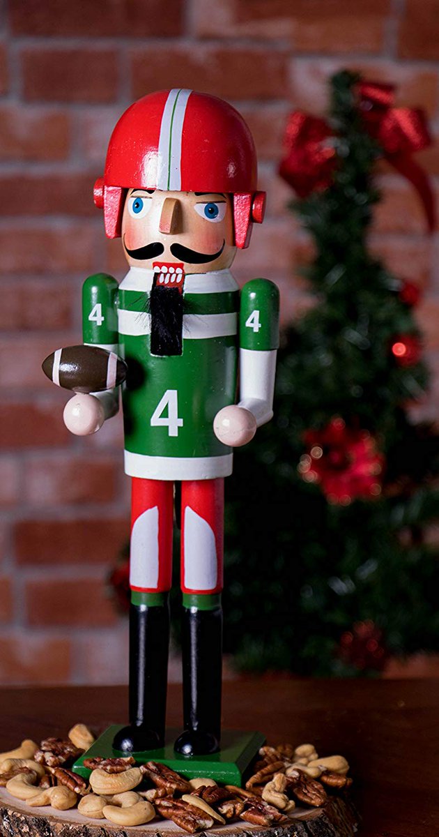 Getting ready for Super Bowl LIII? Our Football Player Nutcracker is the perfect gift for that big fan. amzn.to/2AXmkUv