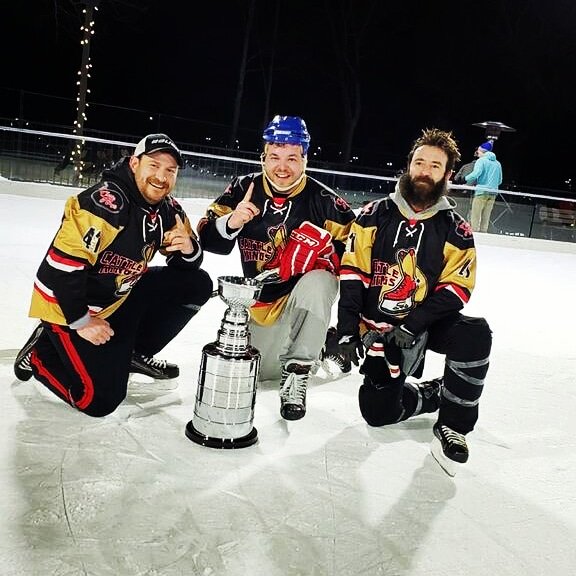 CattleKings's tweet photo. Cattle Kings are the champs #kchockey bringing home the hardware https://t.co/5Rw7GMzqoS