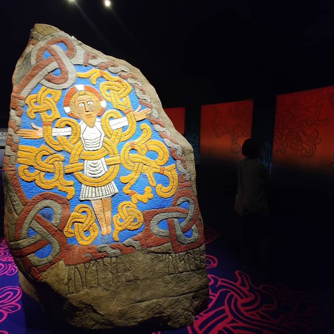 The Roskilde-6 ship and the Jelling Stone from the <a href="/TheFranklin/">The Franklin Institute</a>. I talk more about each one in my latest episode of the Going Viking Podcast. Listen here or other podcast platforms: going-viking.com/2019/01/30/epi…