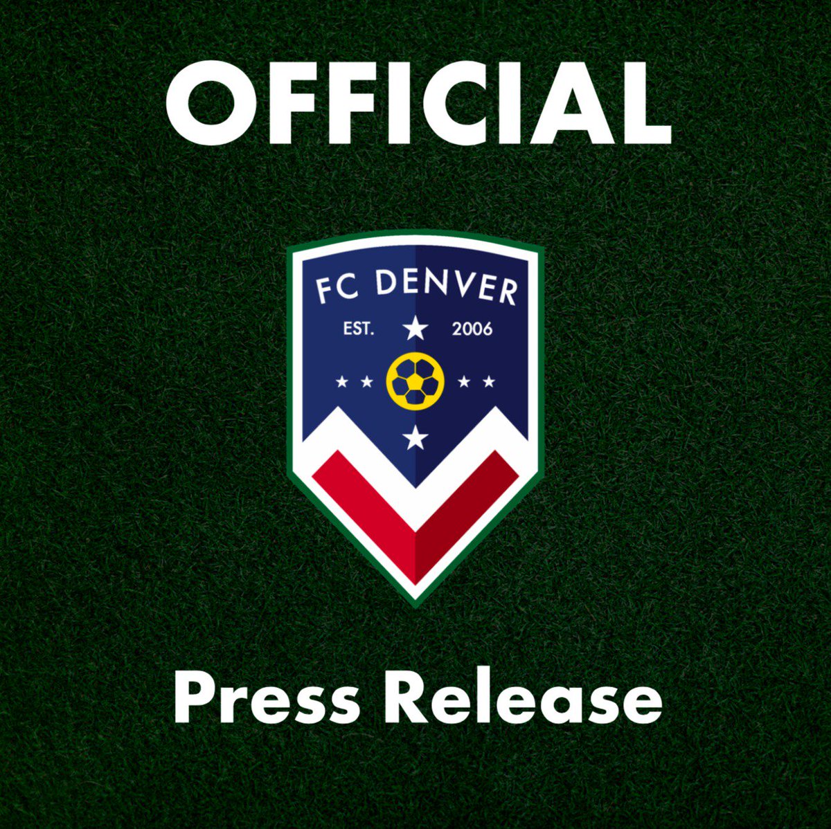 FC_Denver's tweet photo. It's official. We are ecstatic to announce our women's team! Please share with any players that would be interested in trying out. Go to the link below for the official press release 👇👇
https://t.co/4kdZHRFfzH
#WeAreDenver #FCDW @COPremierLeague @Burgundywave https://t.co/VM7GU6AnXn